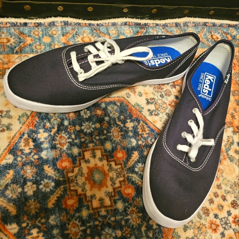 Keds Women's Navy Canvas Sneakers